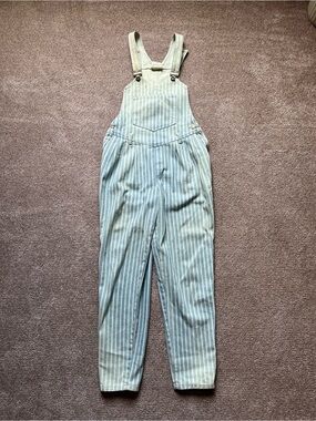 VTG 80’s Hickory Striped Denim Women’s Overalls